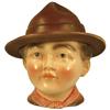 Image 1 : Boy Scout Shaped Ceramic Humidor