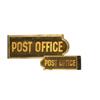Image 1 : Post Office Wood Sand Flange Sign