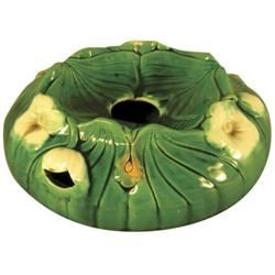 Ceramic Spittoon with floral pattern