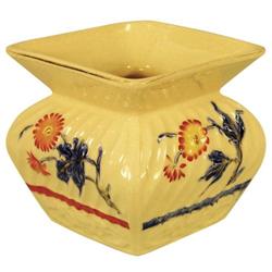 Ceramic Spittoon with floral motif