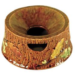 Tree Stump Ceramic Spittoon
