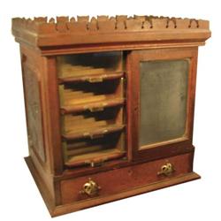 Eastlake Design Spool Cabinet