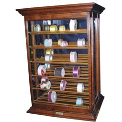 Large Oak Ribbon Cabinet