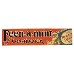 Feen-a-mint Laxative Porcelain Sign