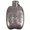 Image 1 : Unger Silver Flask with Native American Motif