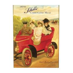 Rare Schells Carbonated Mead Paper Sign