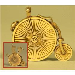 Cigar Tip Cutter, High Wheel Bicycle
