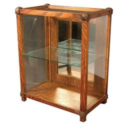 Small Oak and Glass Showcase