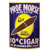 Image 1 : Professor Morse Cigars Porcelain Sign