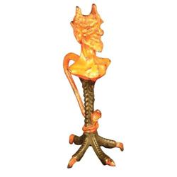 Cast Iron Devil Face Candle Holder