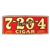 Image 1 : 7-20-4 Cigars. RG Sullivans Porcelain Sign