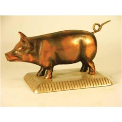 Rare Pig Shaped Cigar Tip Cutter