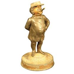 Cast Iron Figural Cigar Tip Cutter, Soldier