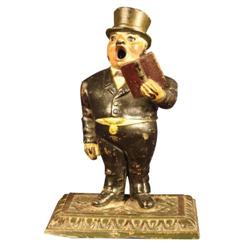 Opera Singer Cast Iron Cigar Tip Cutter