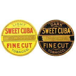 Two Sweet Cuba Fine Cut Tobacco Tins