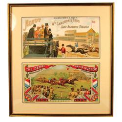 Two Tobacco Labels Ascot and Derby