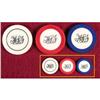 Image 1 : Three Ivory Poker Chips