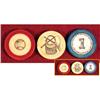 Image 1 : Three Ivory Poker Chips