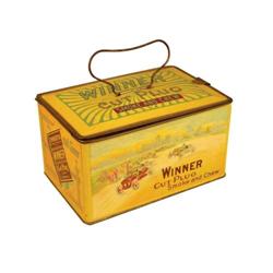 Winner Cut Plug Tobacco Lunch Pail Tin