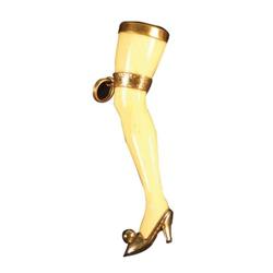 Ivory Ladies Leg Pipe Tobacco Tamper