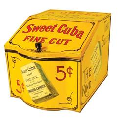 Sweet Cuba Fine Cut Tobacco Tin Store Bin