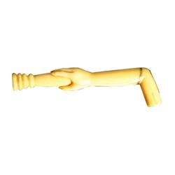 Ivory Pipe Tobacco Tamper Arm and Hand