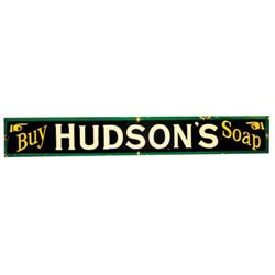 Hudsons Soap Porcelain Sign