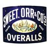 Image 1 : Sweet Orr and Co. Corner Porcelain Sign