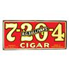 Image 1 : R.G. Sullivans 7-20-4 Cigars Porcelain Sign