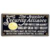 Image 1 : The Jewelers Security Alliance Porcelain Sign