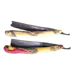 Two Celluloid Handled Straight Razors