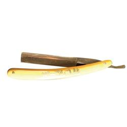 Celluloid Handled Straight Razor