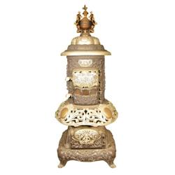 Crawford Oak  Base Burner Wood Stove