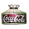 Image 1 : Coca Cola Leaded Glass Hanging Lamp