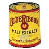 Image 1 : Blue Ribbon Malt Extract Porcelain Sign