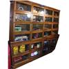 Image 1 : Oak Hardware Store Wall Cabinet