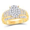 Diamond Oval Bridal Wedding Engagement Ring 1 Cttw 10KT Yellow Gold