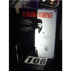 "Scarface"  light box art 13"X 18"