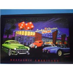 Nostolgia Americana Lucky 7 Casino & drive-in art