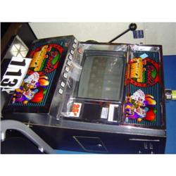 Jokers Wild token operated video poker machine
