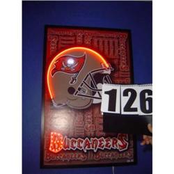 Tampa Bay Buccaneer lighted frame art