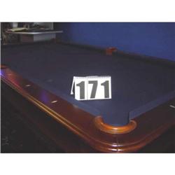 American Classic 4' X 8' home billiards table, navy felt, maple