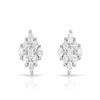Image 1 : Natural 0.82 CTW Marquise Earring 18K White Gold - REF-101K7R