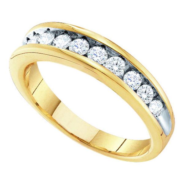Diamond Wedding Single Row Band 1/2 Cttw 10kt White Gold