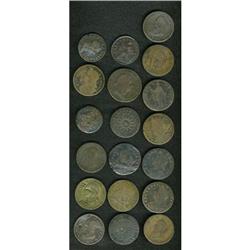 Group Lot of Well Circulated Colonials