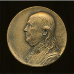 Four-Inch Franklin-Saturday Eve. Post Medal AU