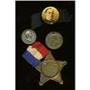 Image 1 : Four Political Medals and Tokens, Washington to