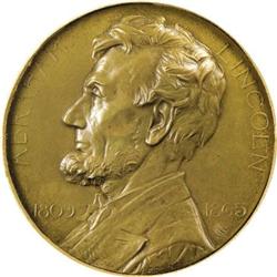 King-309 Lincoln Centennial Medal & Book