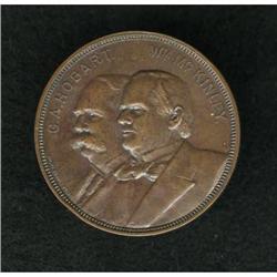 1897 William McKinley and Hobart Copper Medal