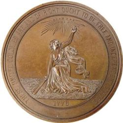 1876 U.S. Centenn. Medal, Julian CM-11 ChoiceUnc